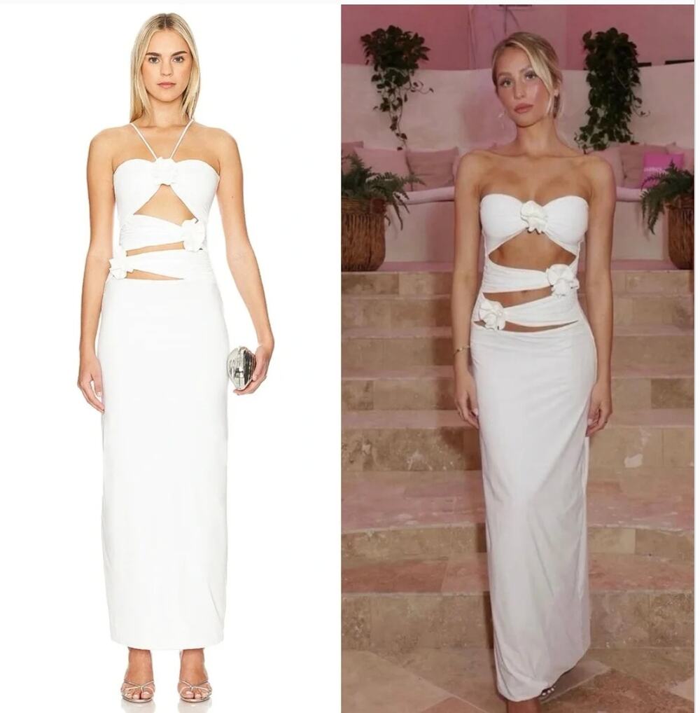 Maygel Coronel Veranera Dress in Off White